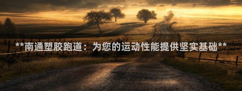 333814红足1世：**南通塑胶跑道：为您的运动性能提供坚实基础**