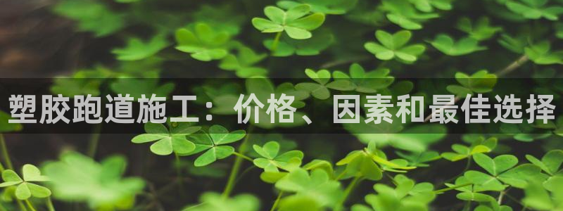 红足一：塑胶跑道施工：价格、因素和最佳选择