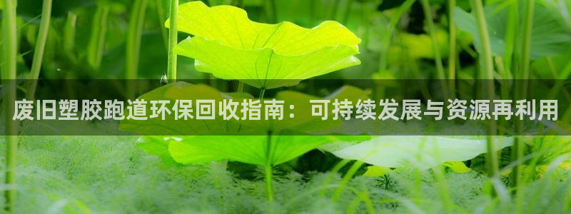 777814红·足一世：废旧塑胶跑道环保回收指南：可持续发展与资源再利用