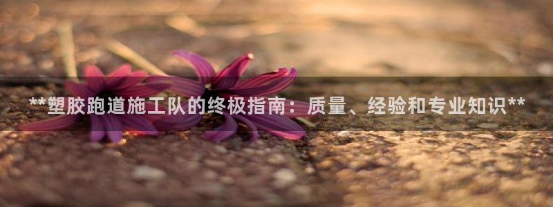 666814红·足一世比分：**塑胶跑道施工队的终极指南：质量、经验和专业知识**