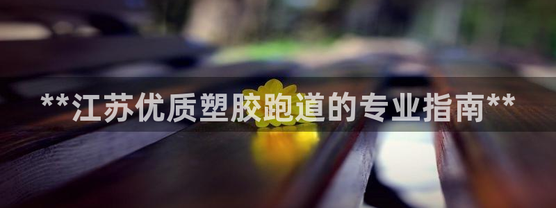 红足1世手足球比分：**江苏优质塑胶跑道的专业指南**