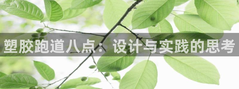 44814红足:塑胶跑道八点:设计与实践的思考