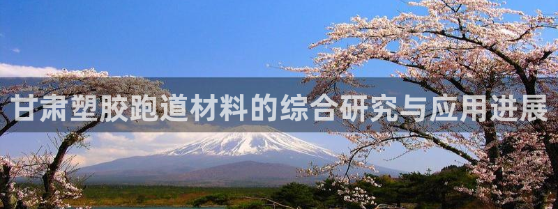 红足一1世手机开奖：甘肃塑胶跑道材料的综合研究与应用进展